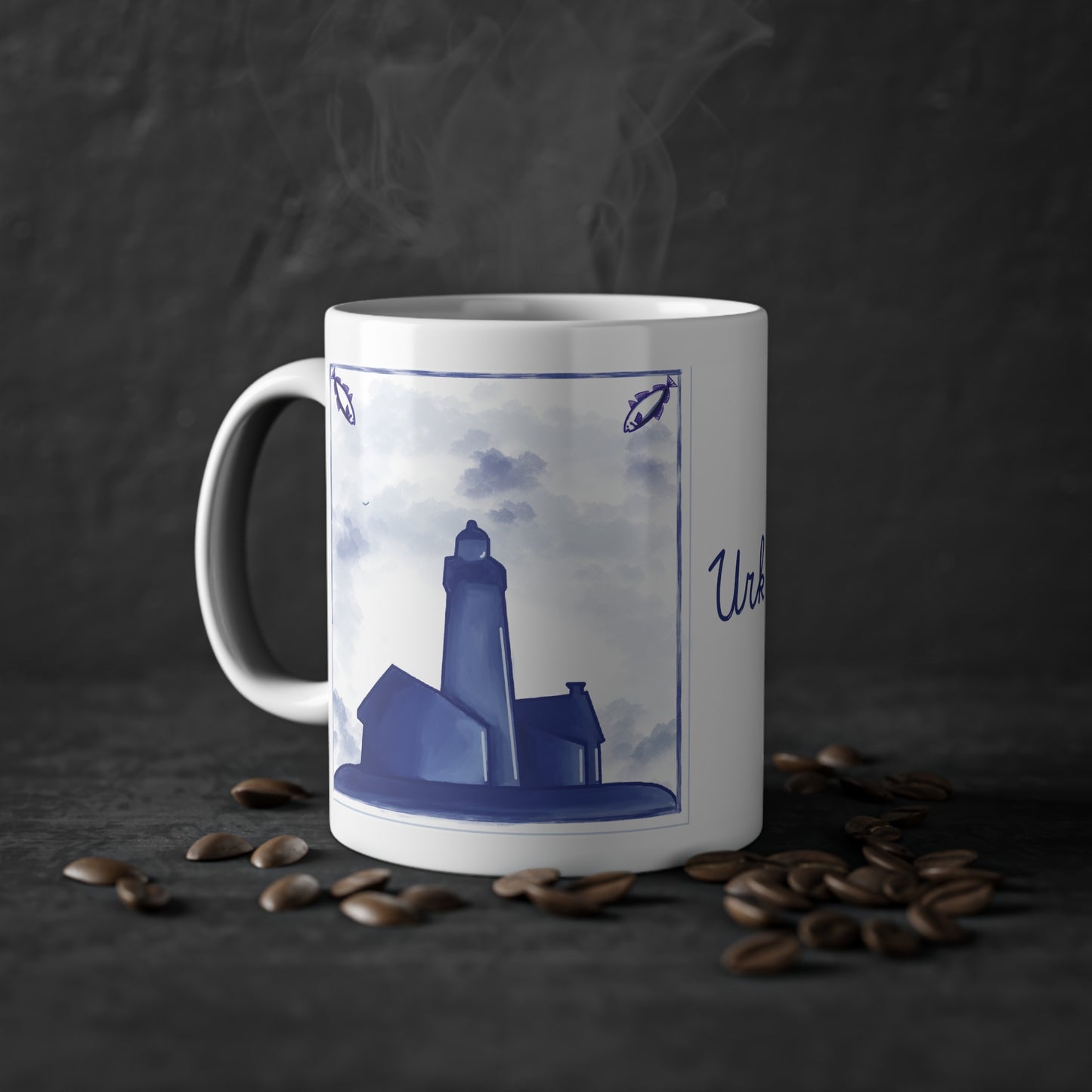 Eiland Urk Delfts Blauw By JDBexclusive