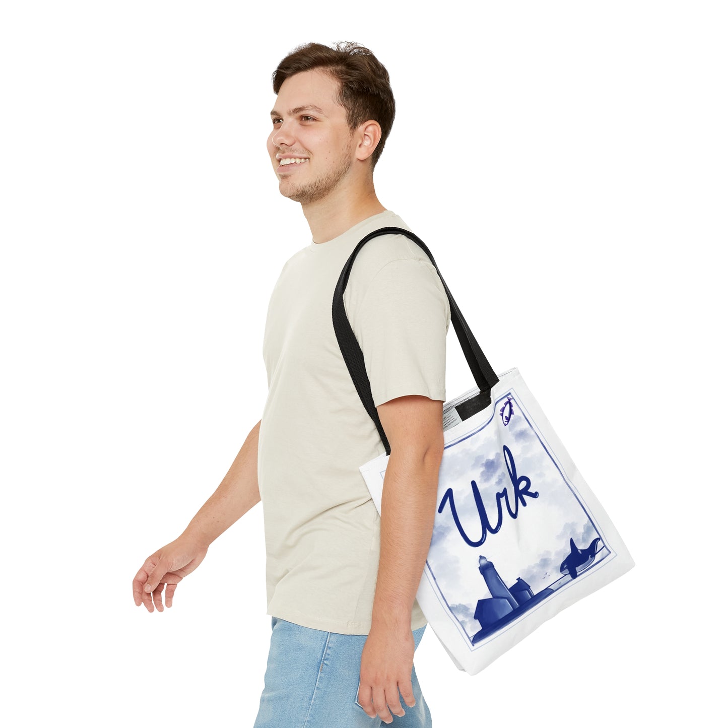 Tote Bag Delfts Blauw Urk Haven By JDBexclusive