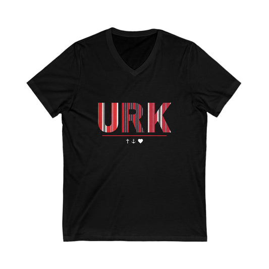 URK! V-hals (zwart) By JDBexclusive