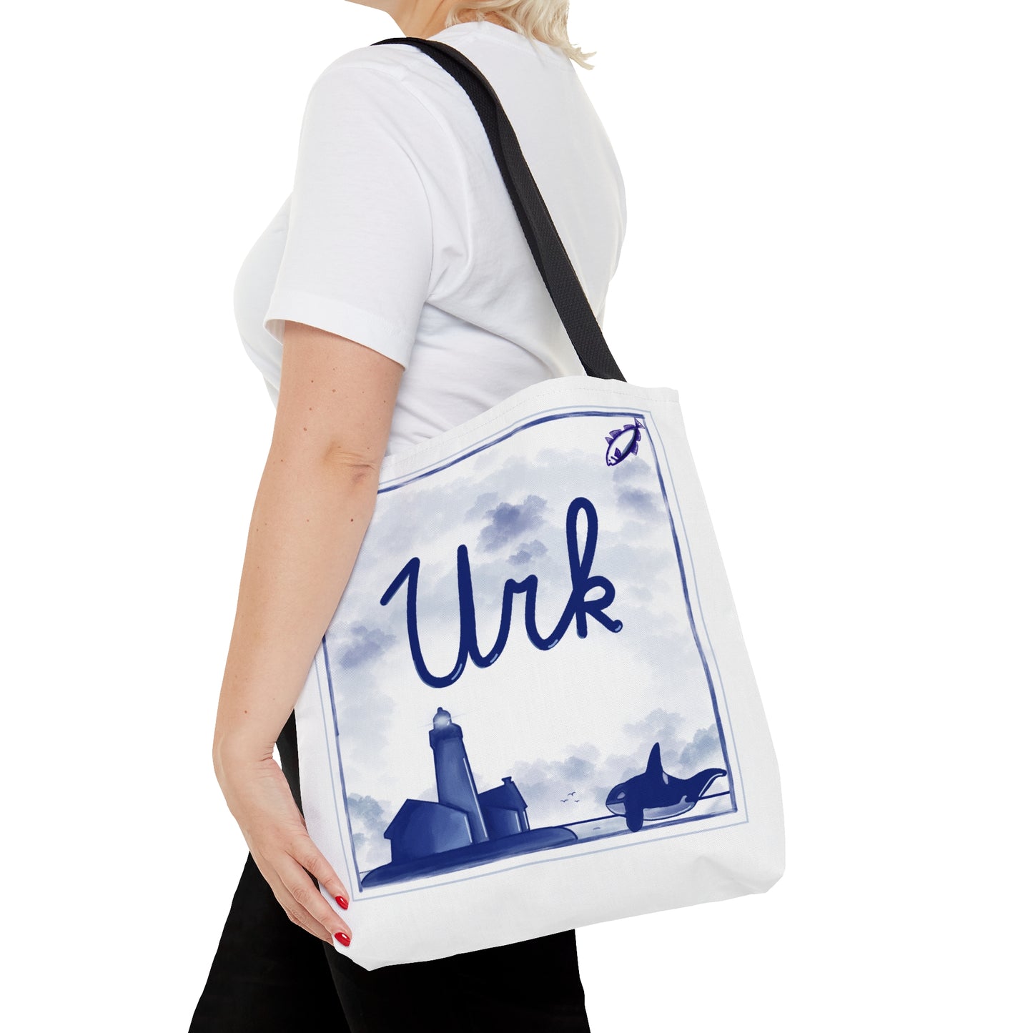 Tote Bag Delfts Blauw Urk Haven By JDBexclusive