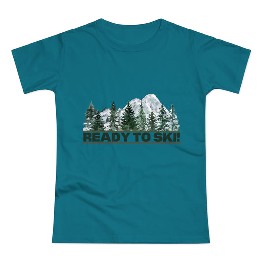 Ready to Ski Jersey Women's T-shirt By JDBexclusive