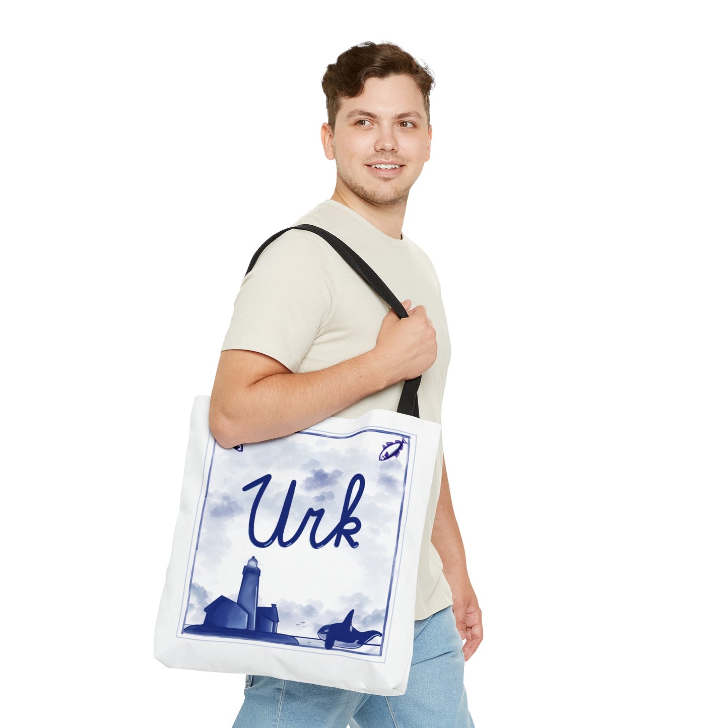 Tote Bag Delfts Blauw Urk Haven By JDBexclusive